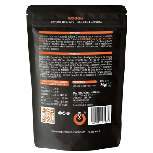Chicle Delay Retardante para Homem | WUG Sex Sense