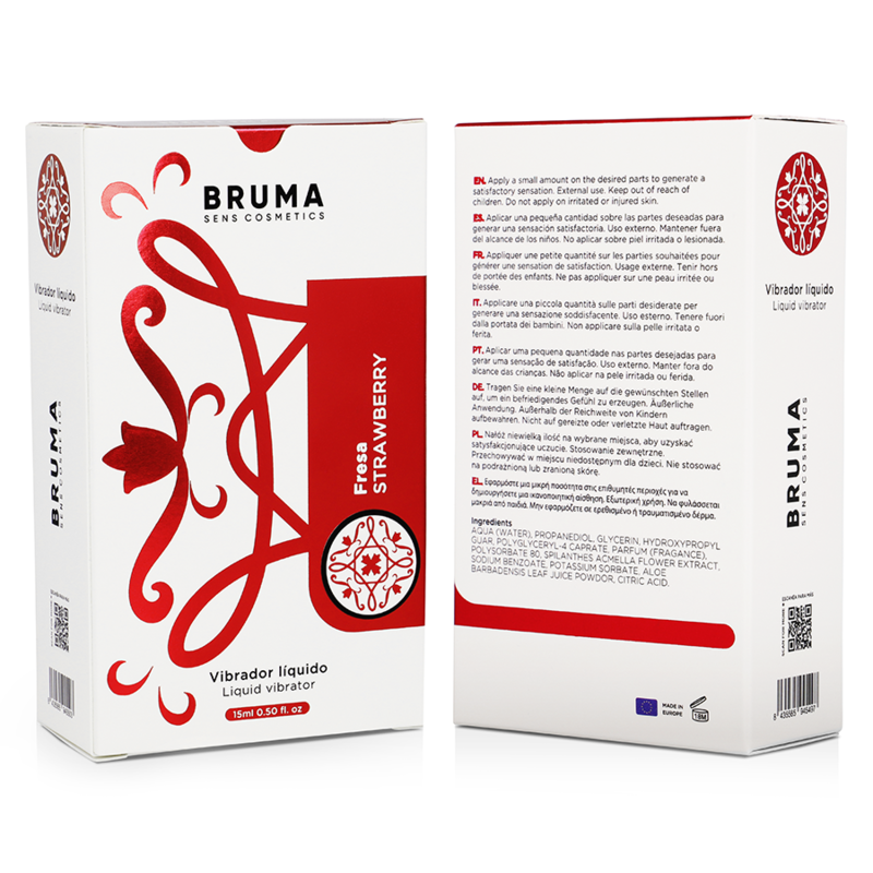 Vibromasseur liquide à la fraise | BRUMA