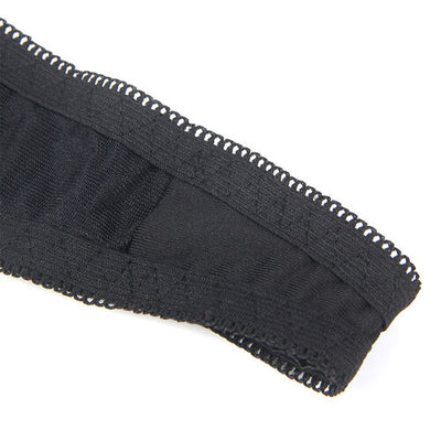 Conjunto preto com laço ajustável | Subblime