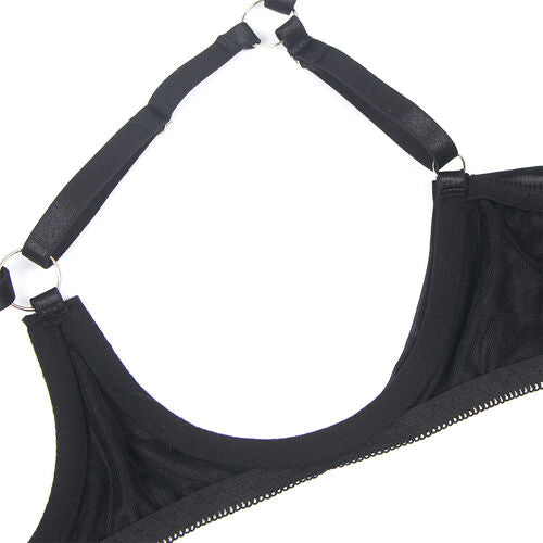Conjunto preto com laço ajustável | Subblime