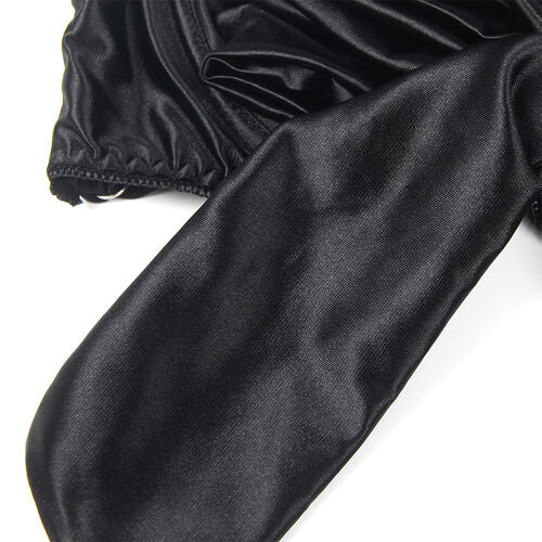 Conjunto preto com laço ajustável | Subblime
