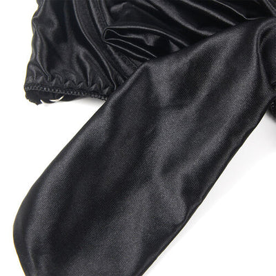 Conjunto preto com laço ajustável | Subblime