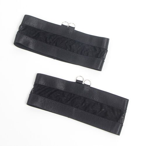 Conjunto bondage preto com ligas | Subblime