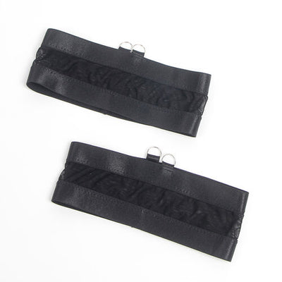 Conjunto bondage preto com ligas | Subblime