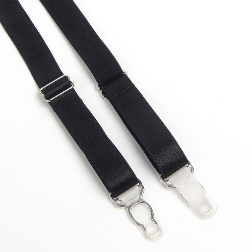 Conjunto bondage preto com ligas | Subblime