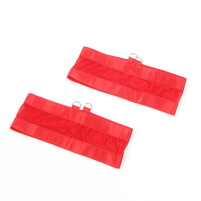 Conjunto bondage vermelho com ligas | Subblime
