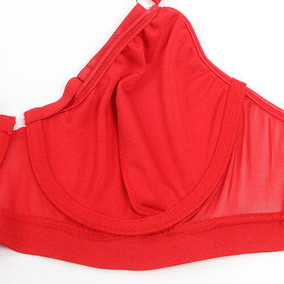 Conjunto bondage vermelho com ligas | Subblime