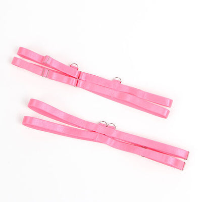 Conjunto rosa e roxo com renda | Subblime