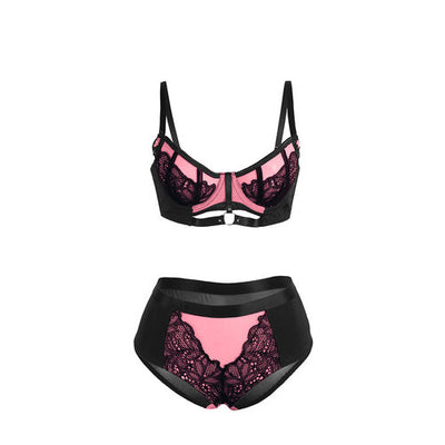 Conjunto rosa de charol | Subblime