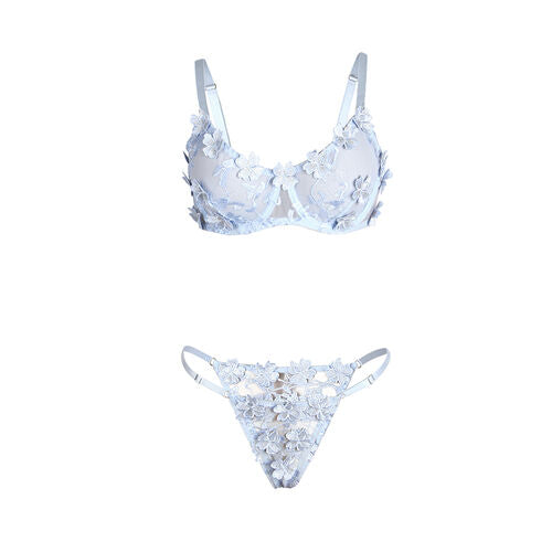 Conjunto azul com bordados | Subblime
