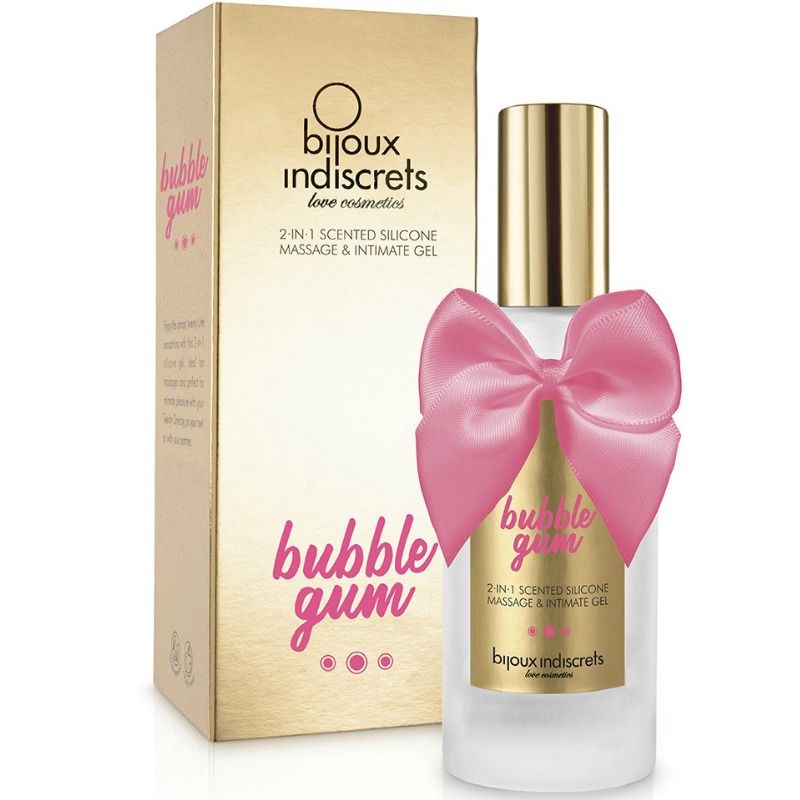 Gel 2 em 1 Bubble Gum Morango | Bijoux Indiscrets